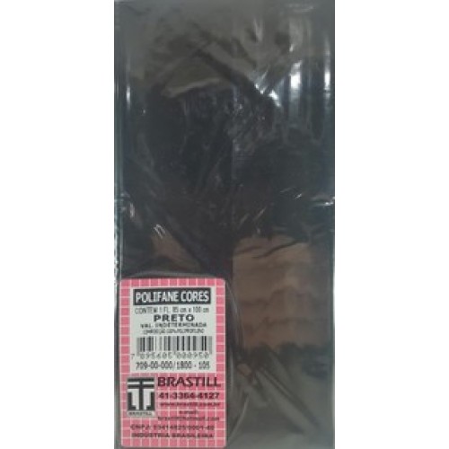 Folha Poli Preto 85 X 100 cm